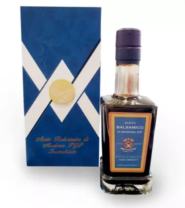 Coffret Vinaigre Balsamique de Modène Vieilli IGP 250 ml 