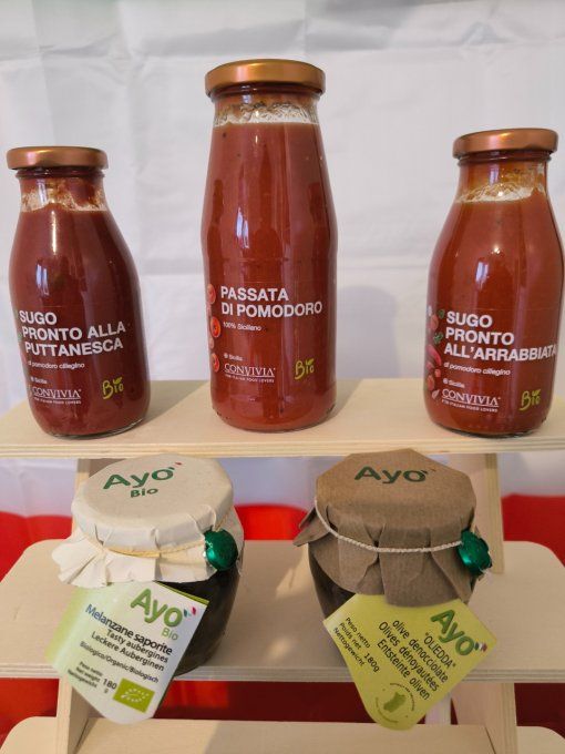 Lot Découverte Gragnano-Antipasti et Passata di pomodoro de Sicile