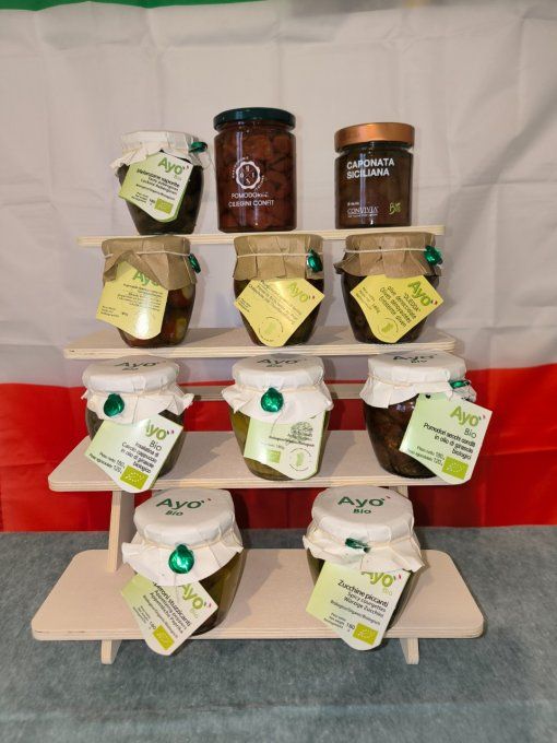 Gamme complète et Artisanale Antipasti de Sicile-IGP