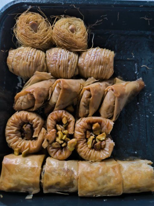 Lot plaisir sucré de Grèce Miel médaille d'argent 2015 et Baklava Premium 