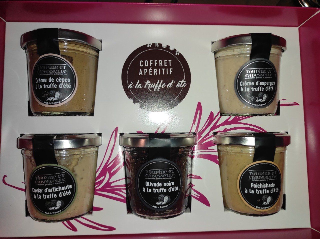 Coffret tartinable apéritif Provençal à la truffe d'été 100