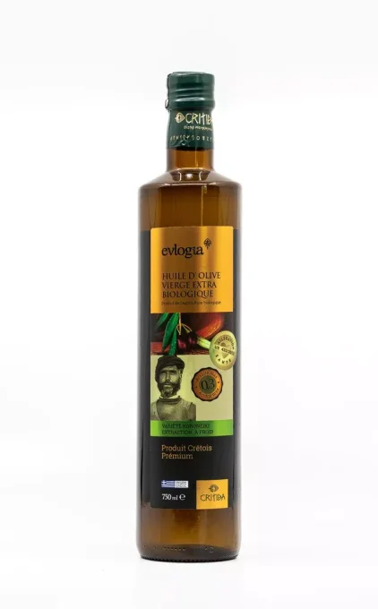 huile d'olive critida de Crète bio 75cl epicerie-de-mediterranée.fr