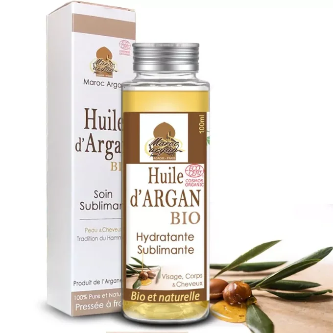 Lot soin du corps Huile d'Argan du Maroc et beurre de karité Bio