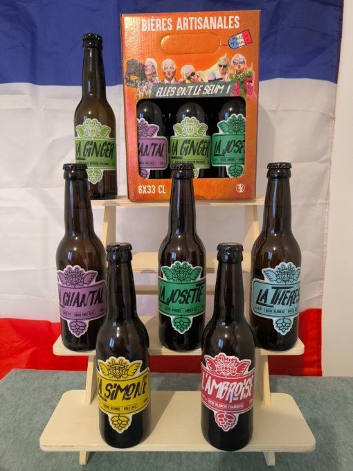 Bière artisanale Française pack de 6 - Gamme complète La simone 33cl