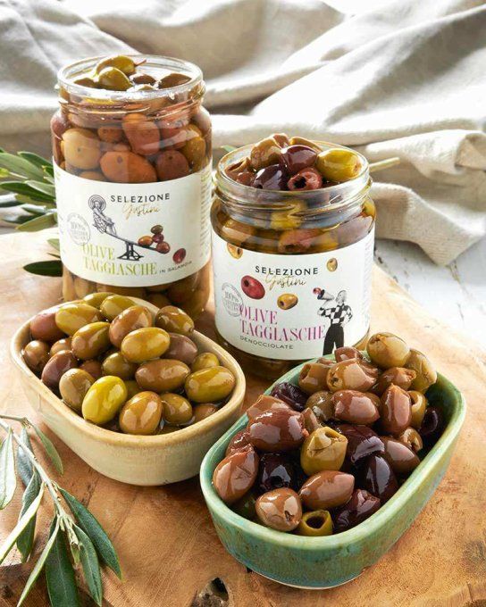 olives Taggiasca en saumure