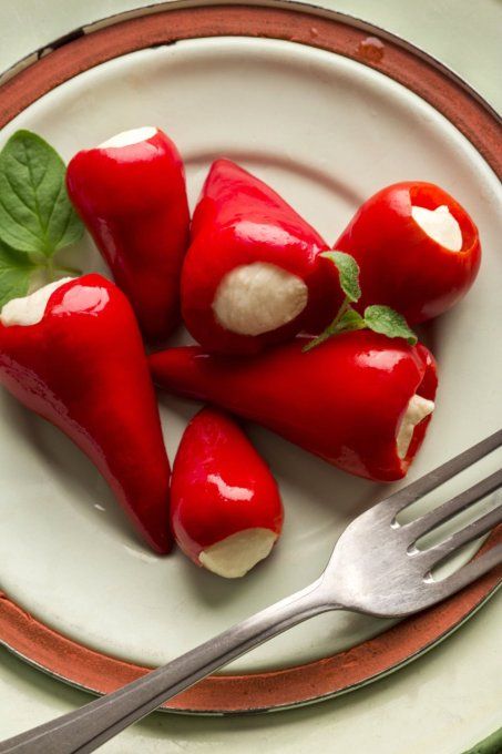 Piments farcis au fromage 