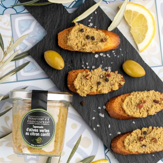 Coffret 5 tartinades apéritif autour de l'olive Provençale 100 % Naturel