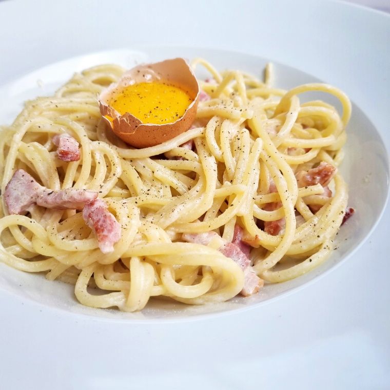 pates carbonara 